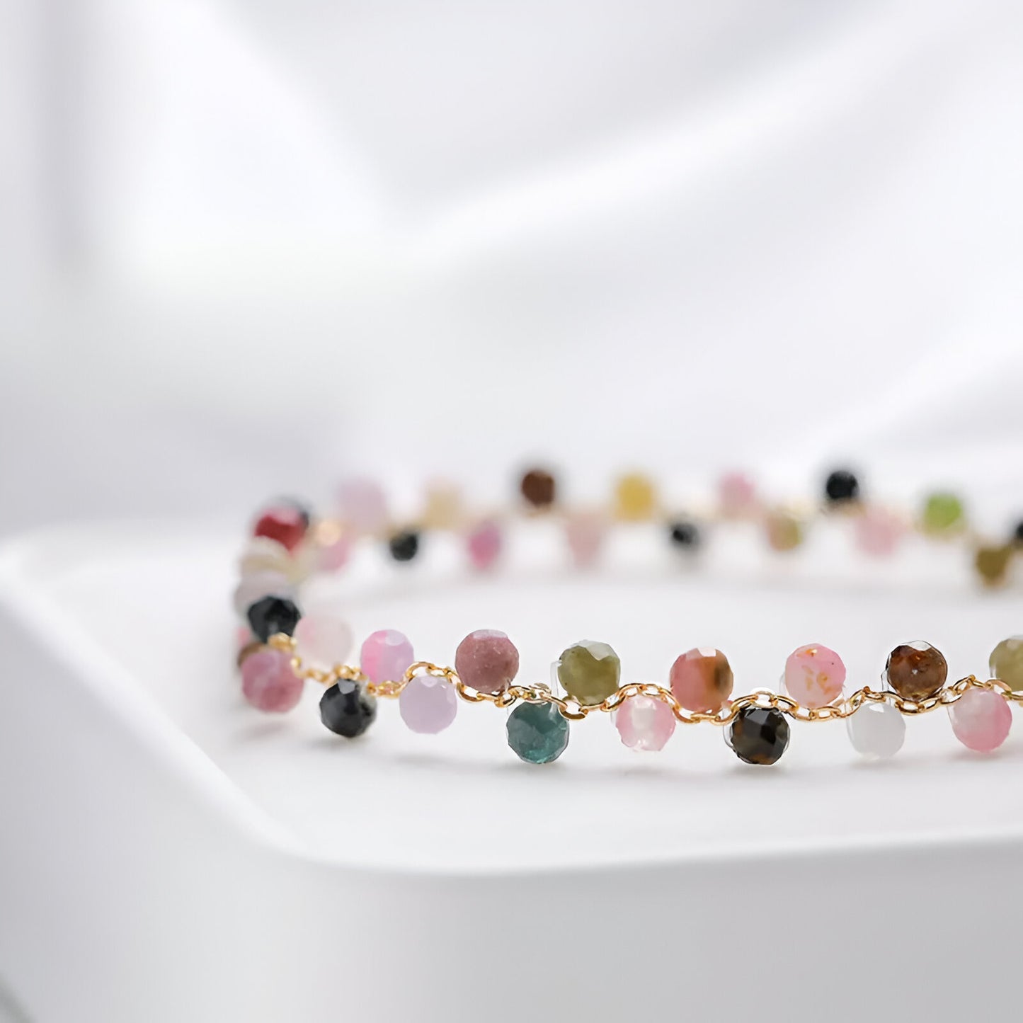 Elegantes Armband mit Multicolor-Turmalin