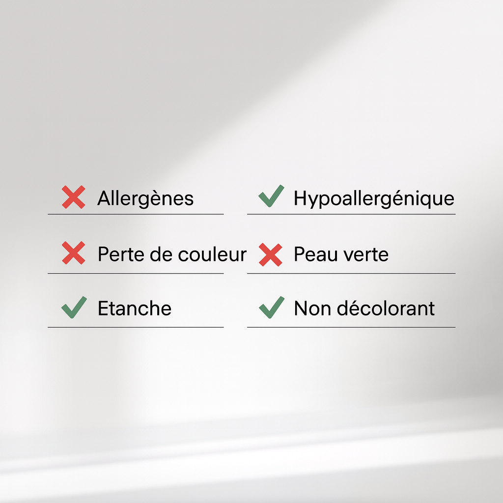 Titanarmband mit römischen Zahlencodes