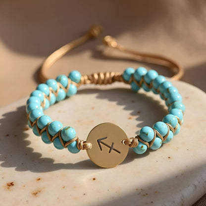 Astro-Armband “12 Sternzeichen“ aus Natursteinen