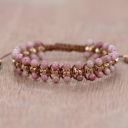 Armband “Herz-Energie“ aus Rhodonit