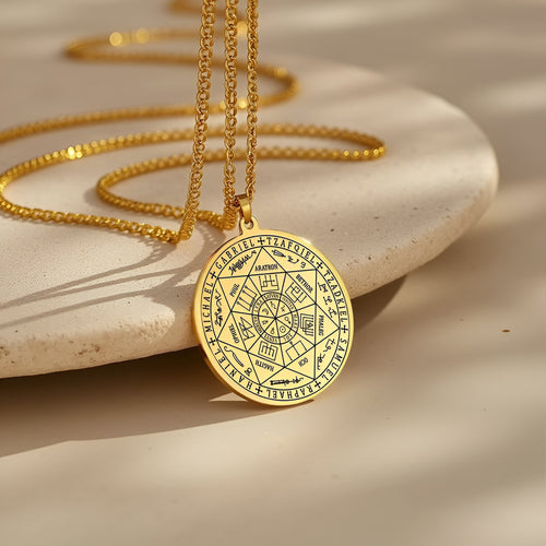 Energieanhänger mit Heptagramm