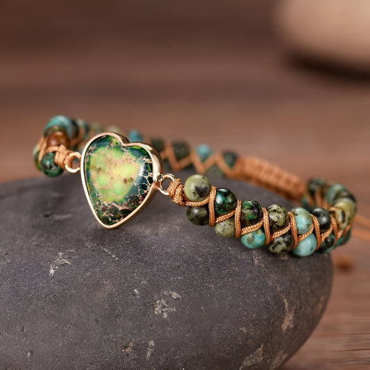 Wildjaspis Energie Armband – Kreativer Fluss und Lebensfreude