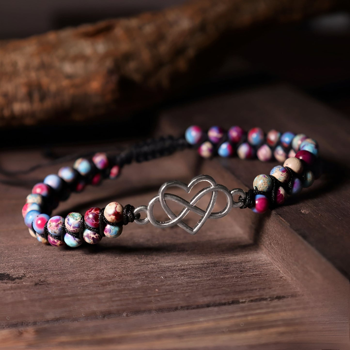 Ewige Liebe – Schutzarmband aus Kaiserjaspis