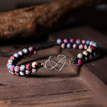 Ewige Liebe – Schutzarmband aus Kaiserjaspis