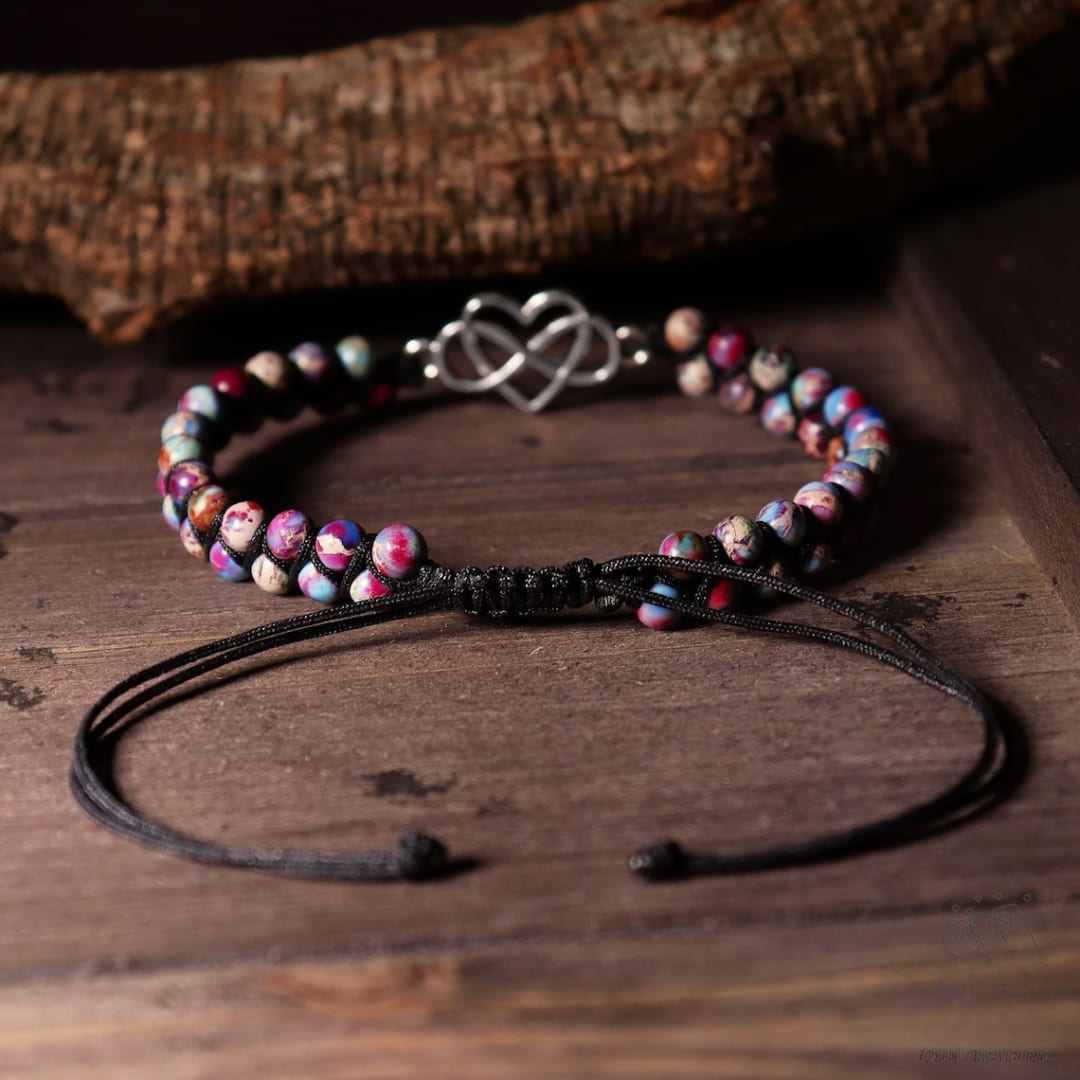 Ewige Liebe – Schutzarmband aus Kaiserjaspis