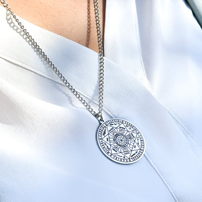 Energieanhänger mit Heptagramm