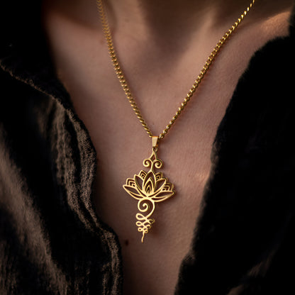 Schmuckanhänger “Lotus Unalome“