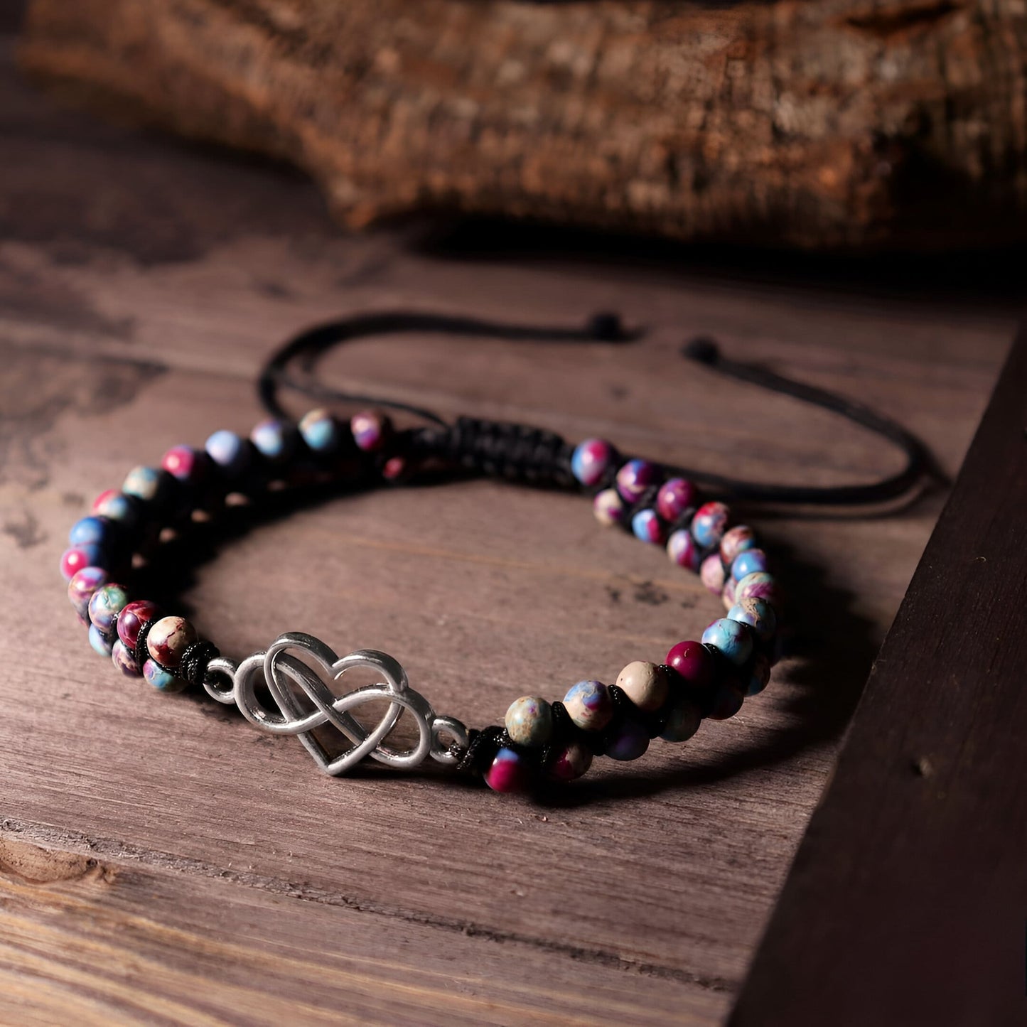 Ewige Liebe – Schutzarmband aus Kaiserjaspis