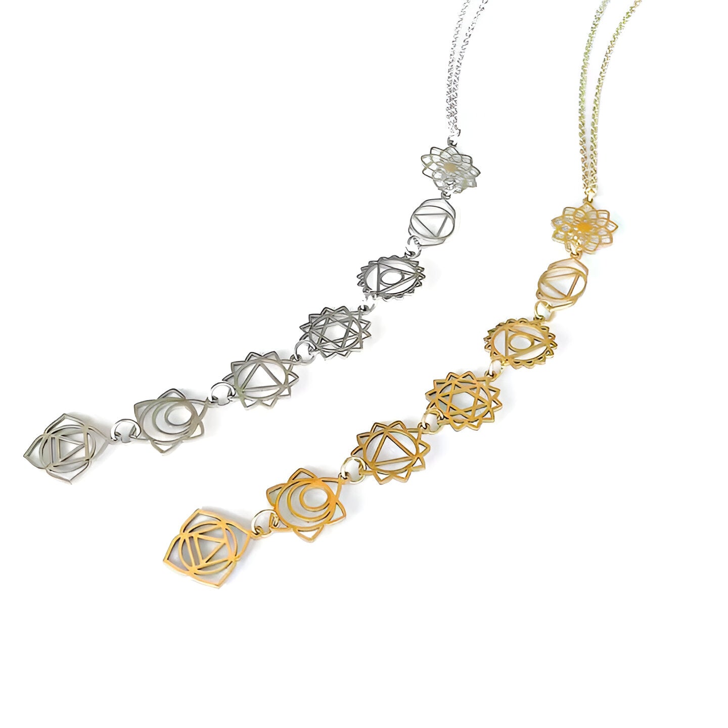 Energieanhänger “7 Chakren“ mit Heiligen Symbolen