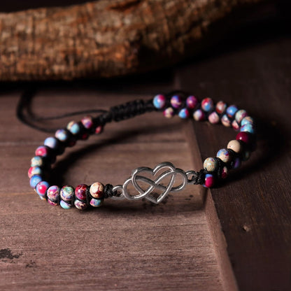 Ewige Liebe – Schutzarmband aus Kaiserjaspis