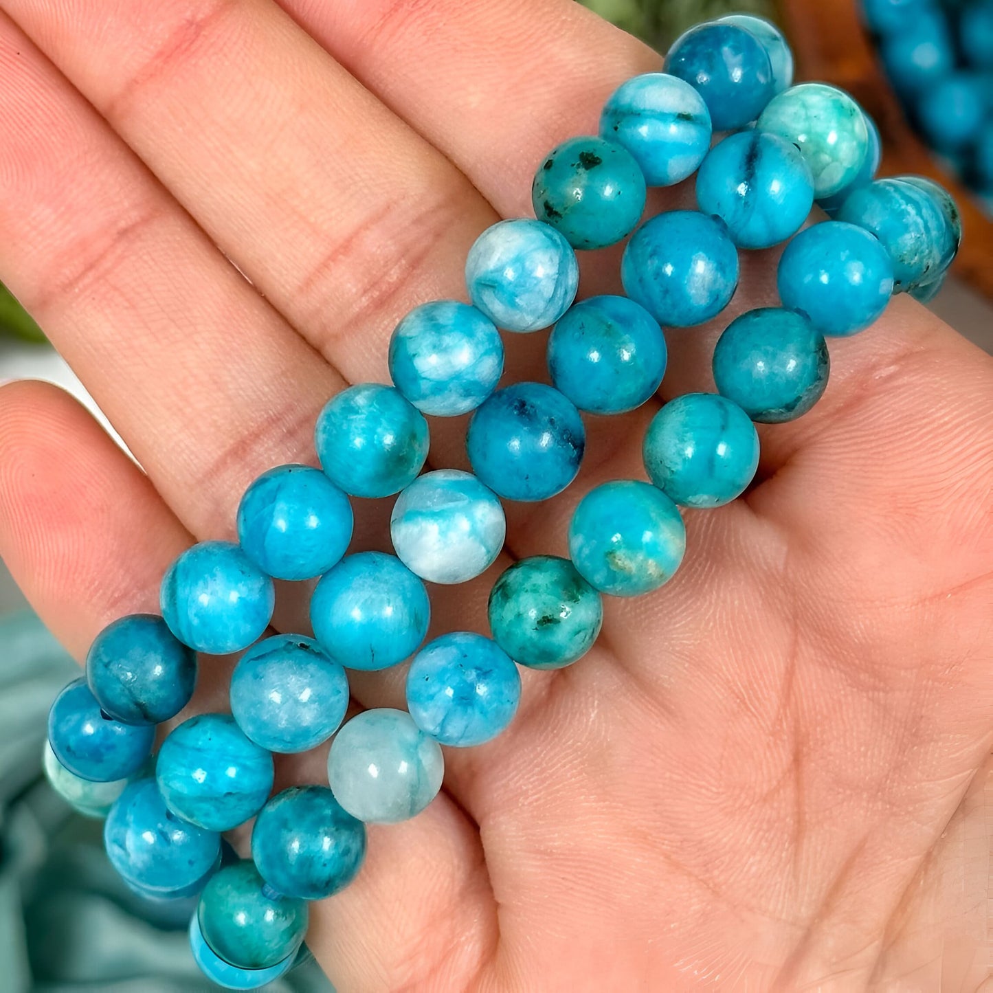 Energiearmband “Innere Klarheit“ mit Apatit