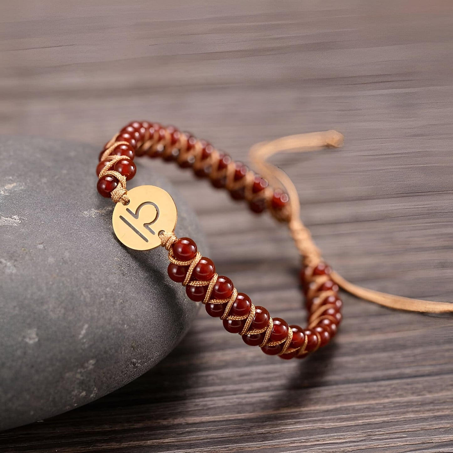 Astro-Armband “12 Sternzeichen“ aus Natursteinen