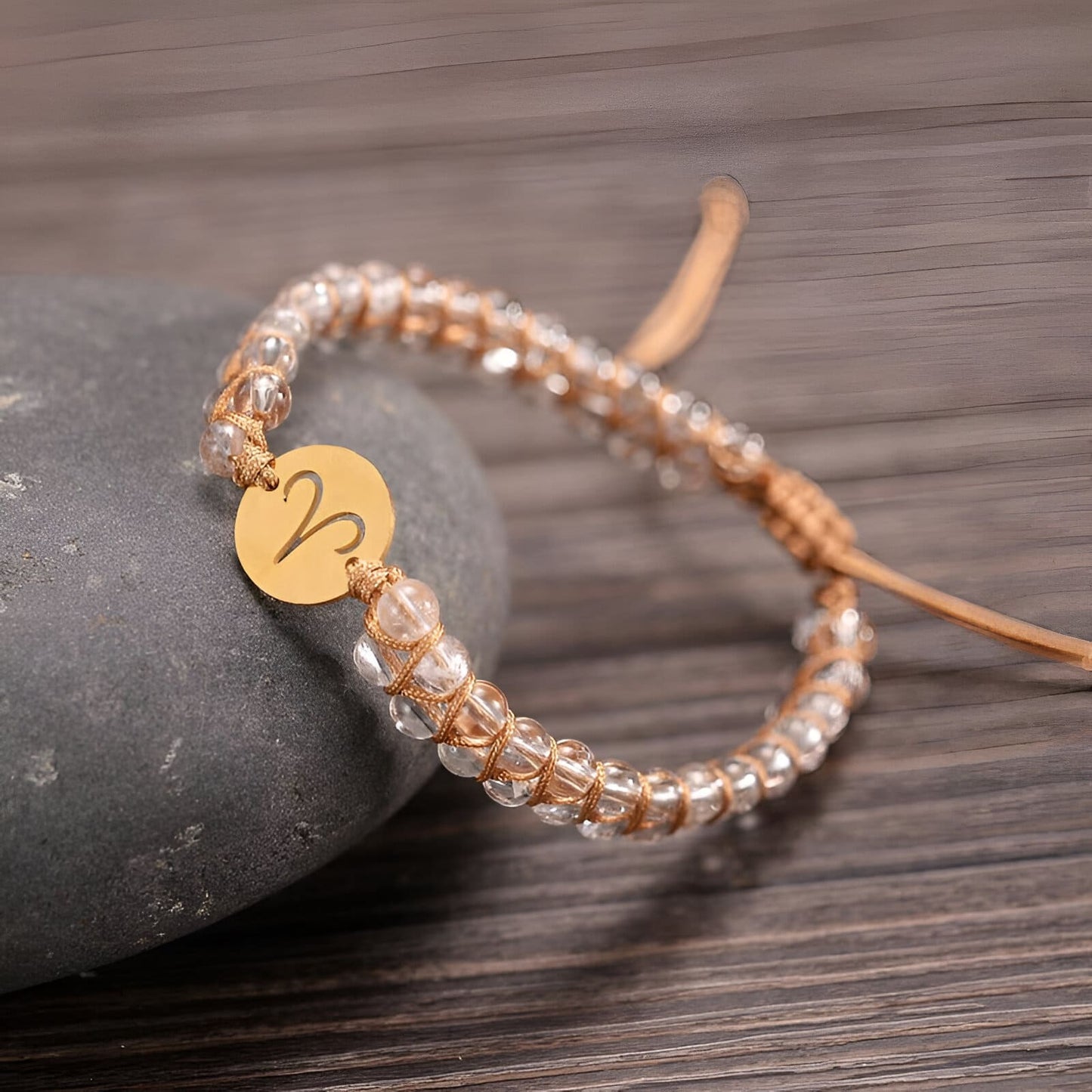 Astro-Armband “12 Sternzeichen“ aus Natursteinen