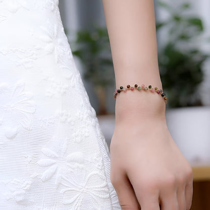 Elegantes Armband mit Multicolor-Turmalin