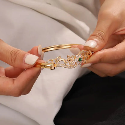 Kornelia | Armband | Smaragd