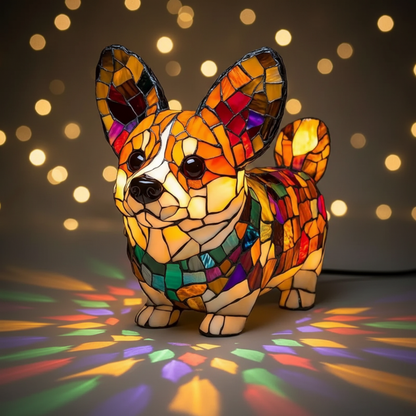 Glitzernder Corgi