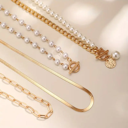 Anna-Maria | Halsketten-Set | Gold