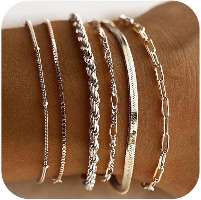 Marita | Armband-Set | Weißgold
