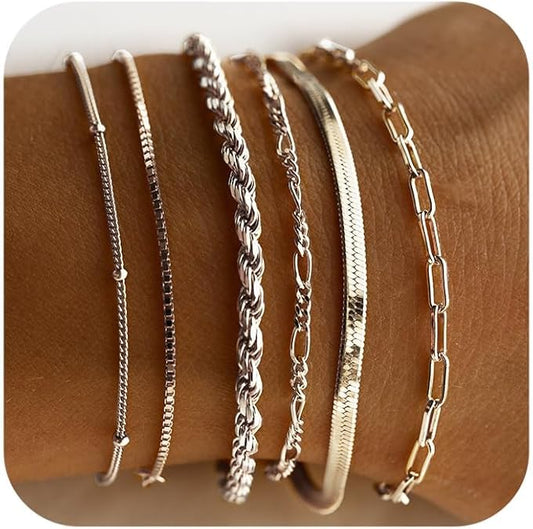 Marita | Armband-Set | Weißgold