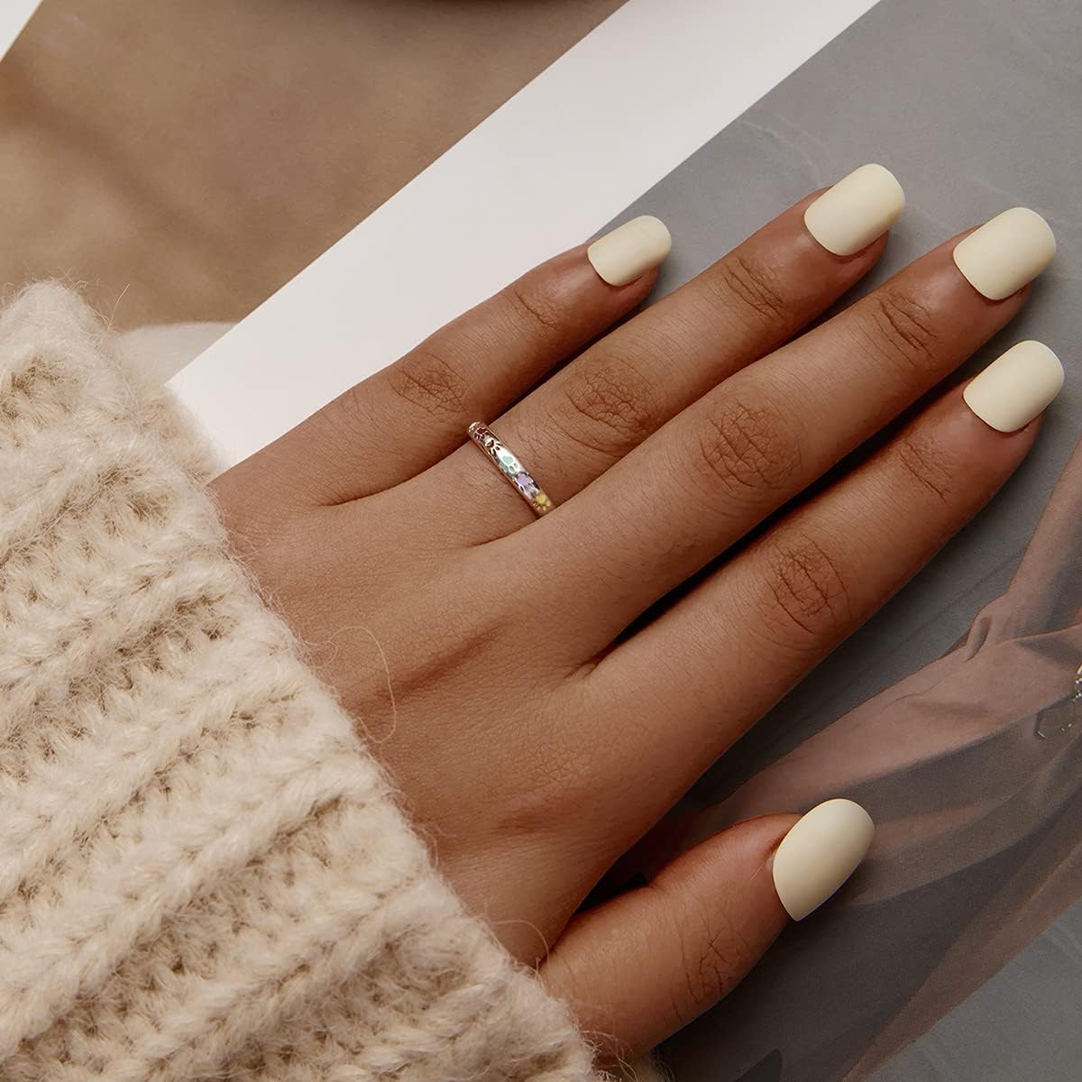 Pfotenprint im Silberband