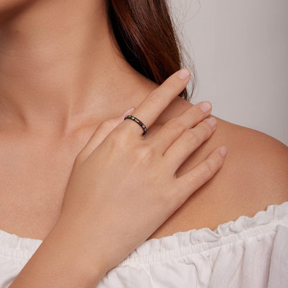 Pfotenprint im Silberband