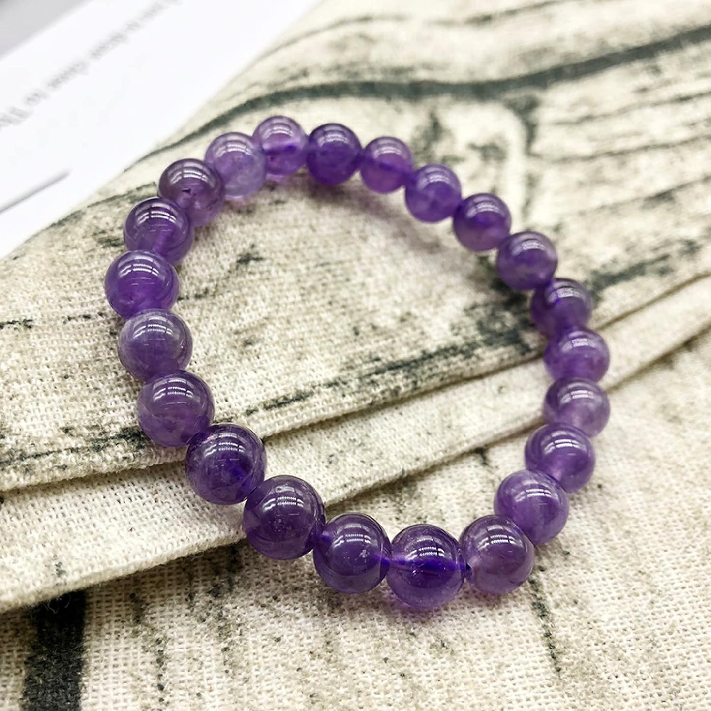 Anti-Stress Armband aus Amethyst