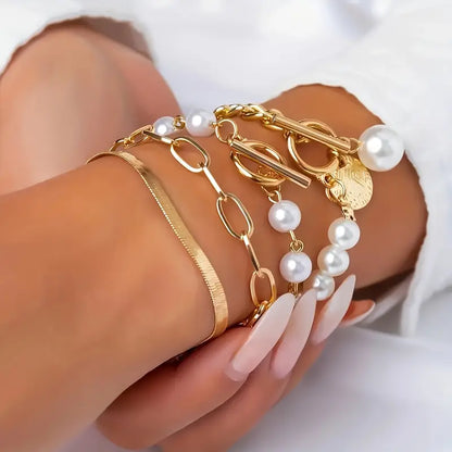 Magdalene | Armband-Set | Gold