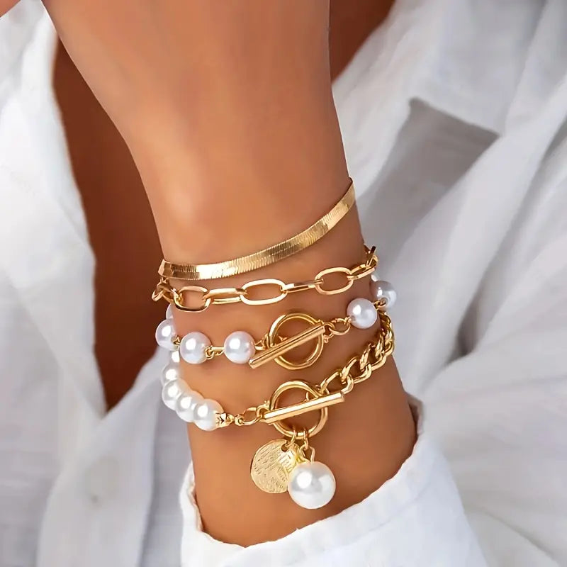 Magdalene | Armband-Set | Gold