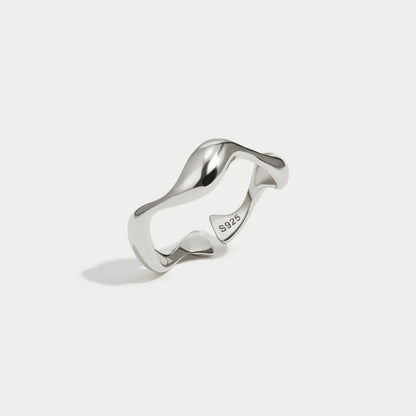 Waves - Minimalistischer Ring