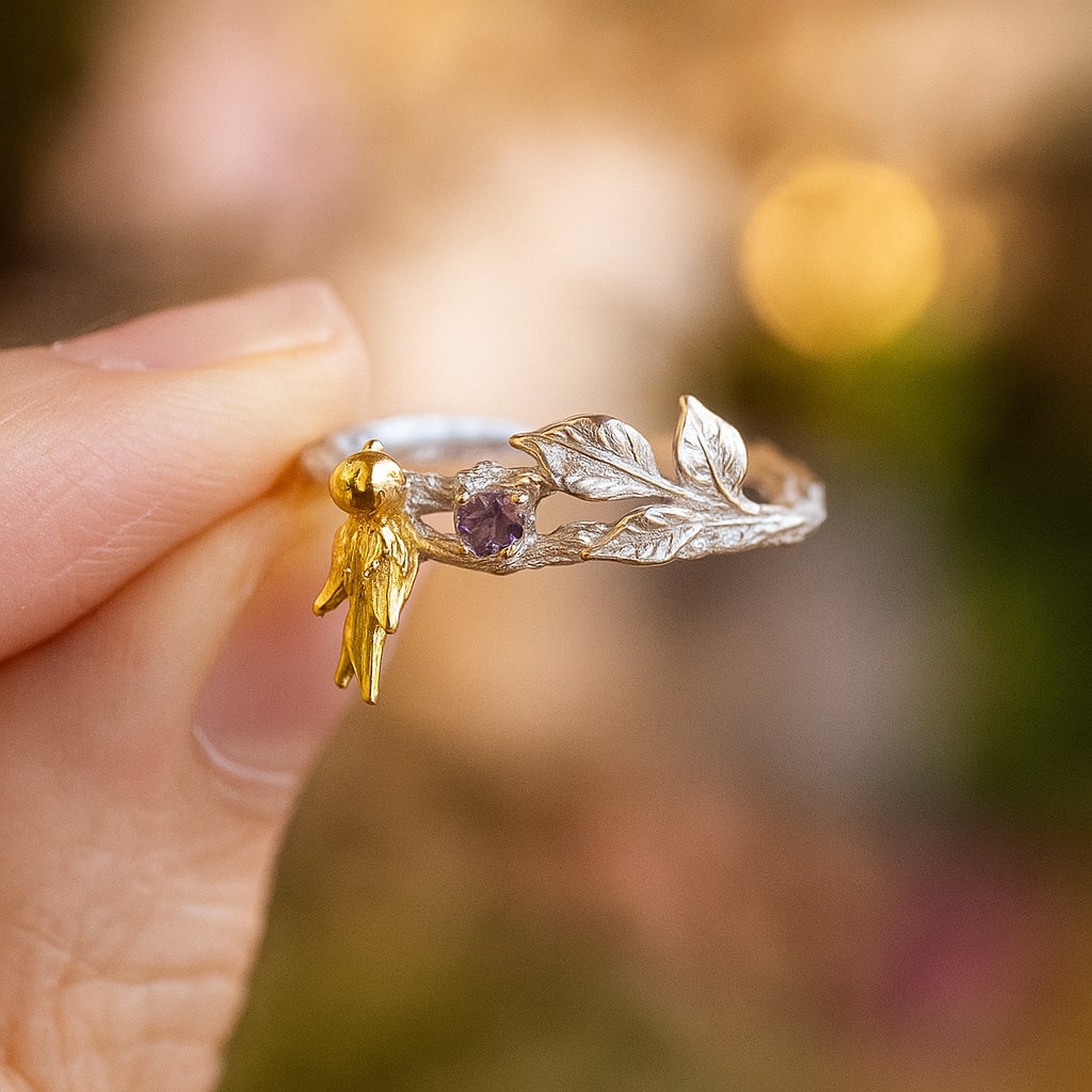 Verstellbarer Vöglein-Ring