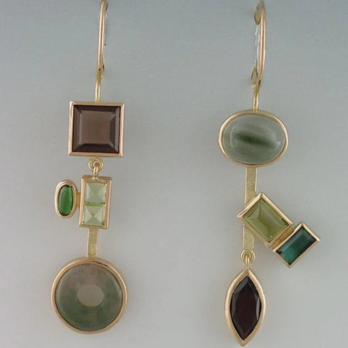 Herta | Ohrringe | Edelstein