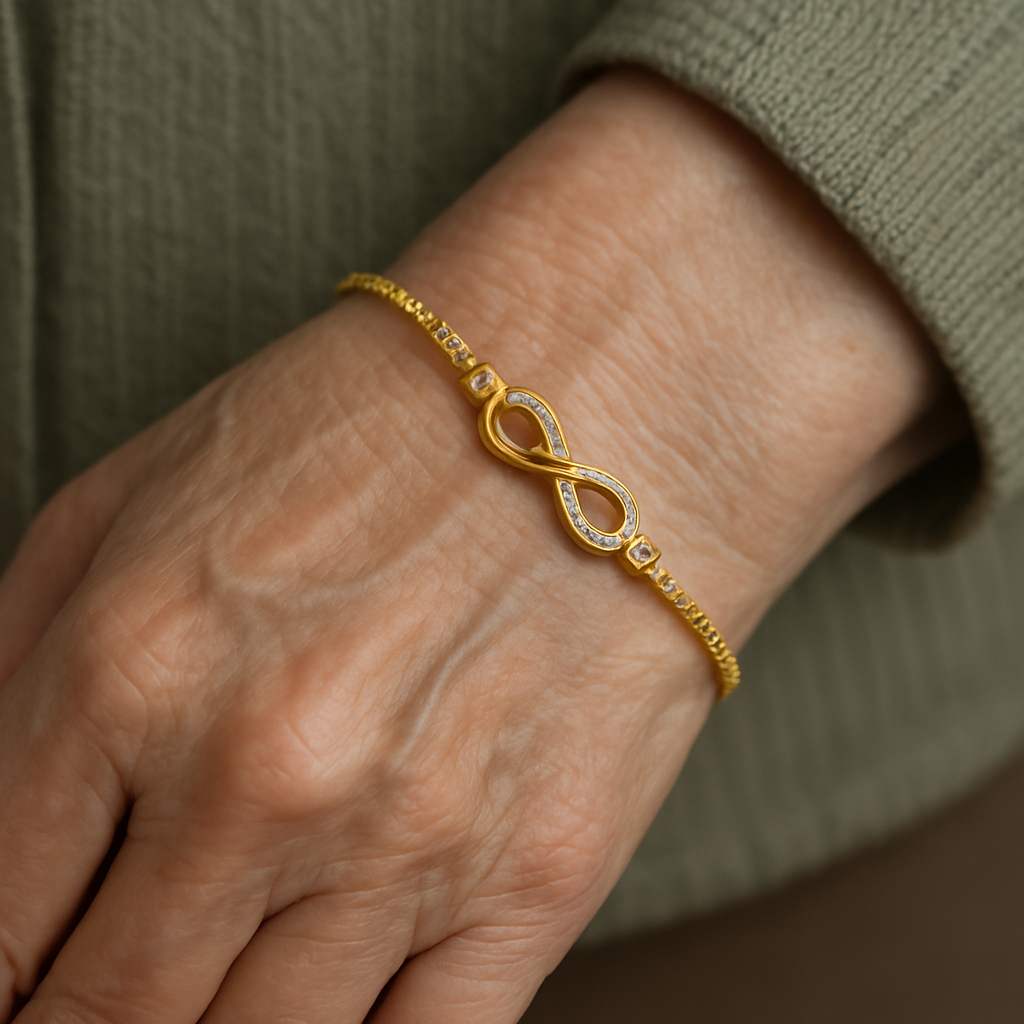 Verstellbares Infinity-Armband