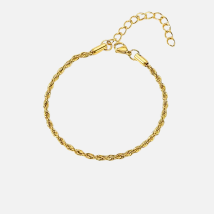 Armband aus elegantem, gedrehtem Gold