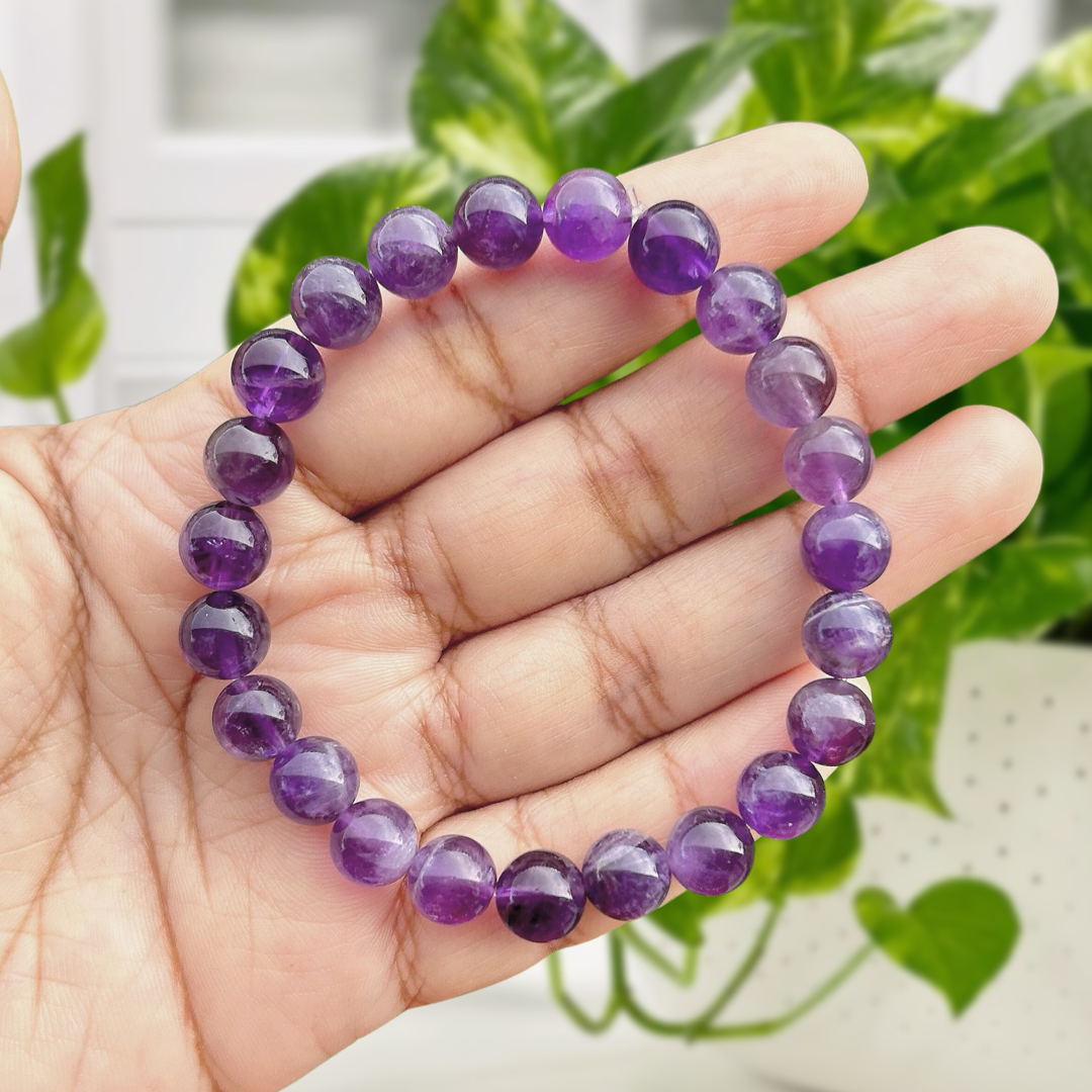 Anti-Stress Armband aus Amethyst