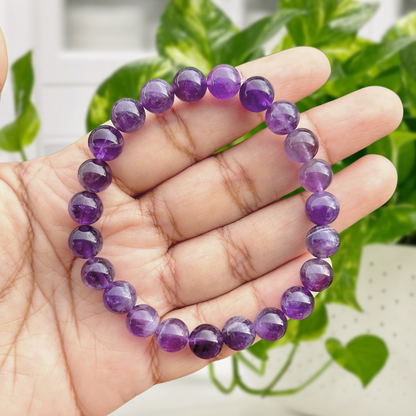 Anti-Stress Armband aus Amethyst