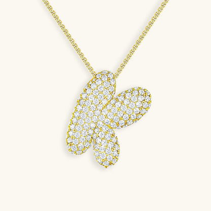 Buchstaben-Collier ‘Hailey’ Bubble