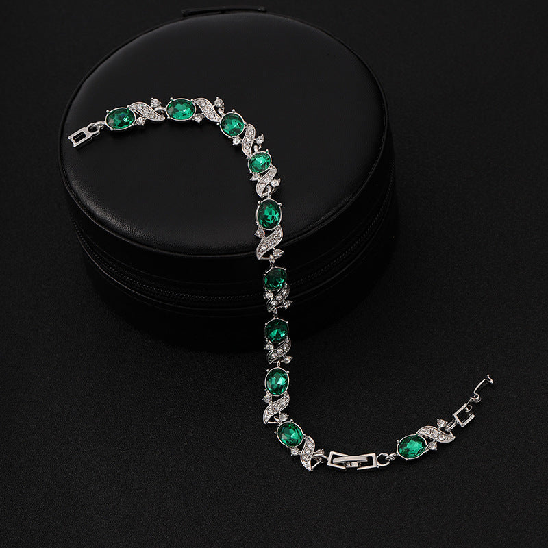 Marlies | Armband | Smaragd