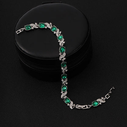 Marlies | Armband | Smaragd