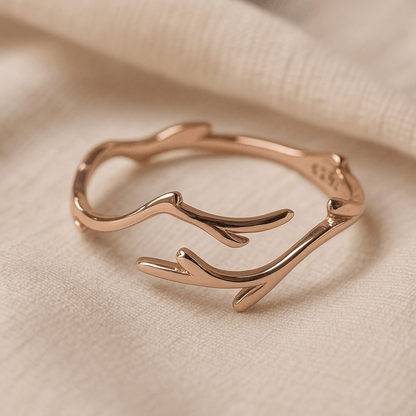 Flexibler Silber Ring