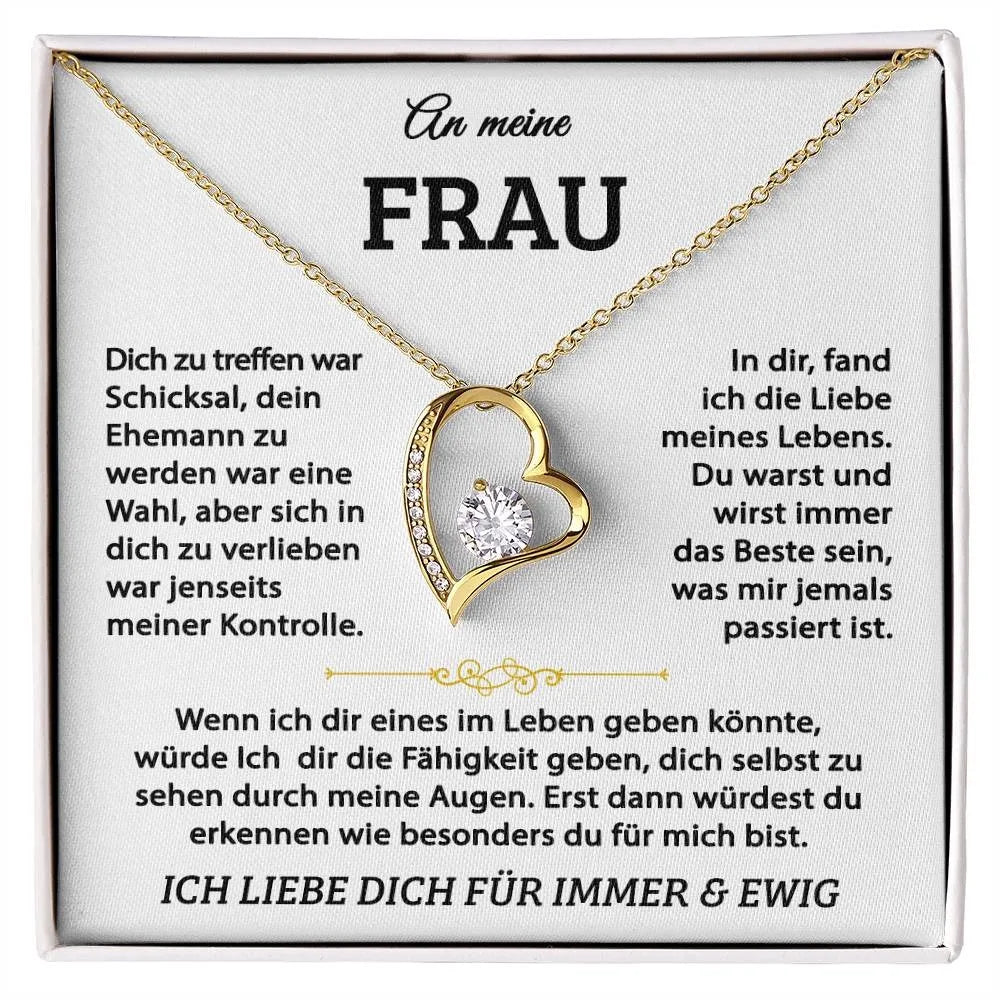 Seelenverwandter Herz-Halskette