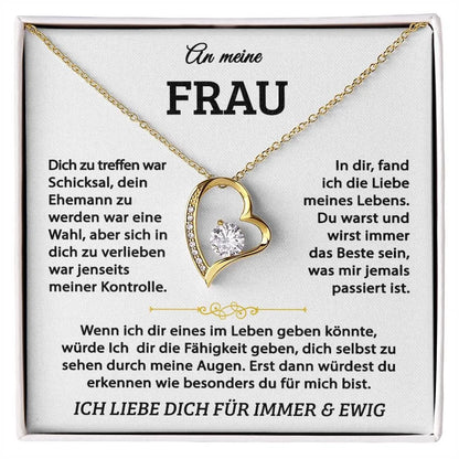 Seelenverwandter Herz-Halskette