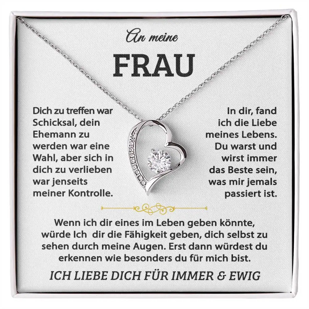 Seelenverwandter Herz-Halskette