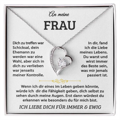 Seelenverwandter Herz-Halskette