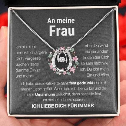 Für meine Frau–Elegante Glücksanhänger-Halskette
