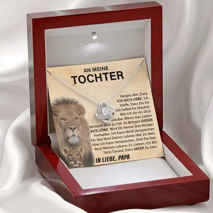 Liebe-Knoten Halskette für Tochter