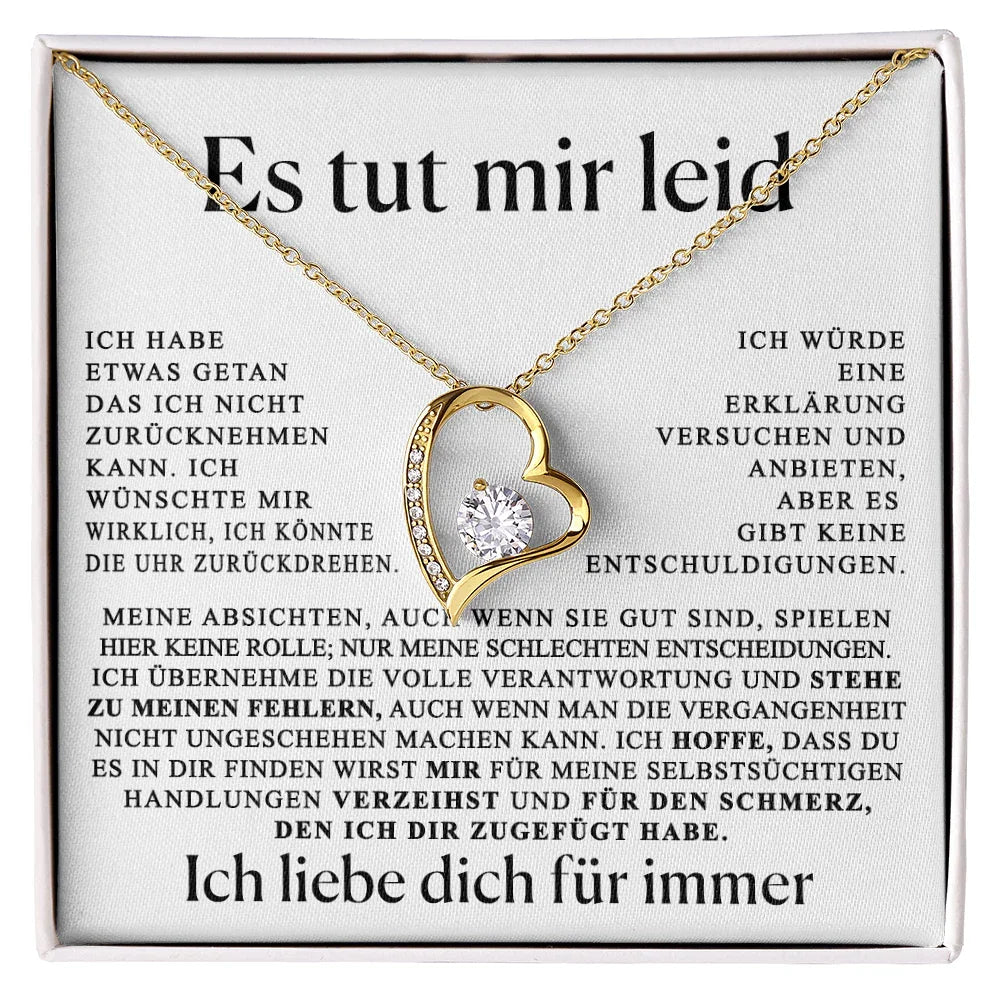 Seelenverwandter Herz-Halskette