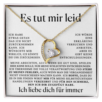 Seelenverwandter Herz-Halskette