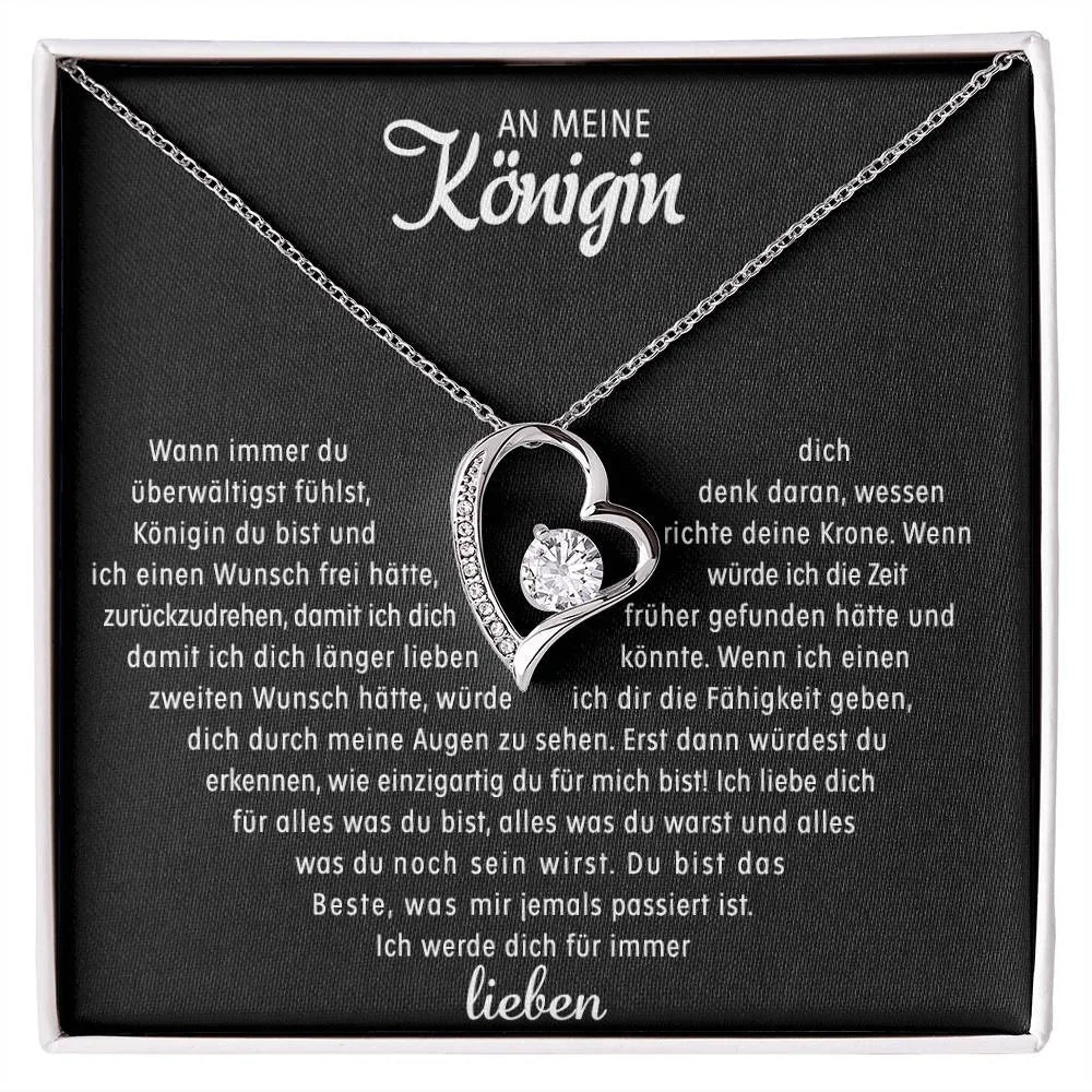 Seelenverwandter Herz-Halskette