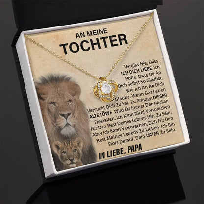 Liebe-Knoten Halskette für Tochter