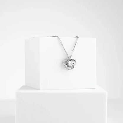 Für meine Tochter–Elegante Liebesknoten-Halskette,Geschenk von Papa